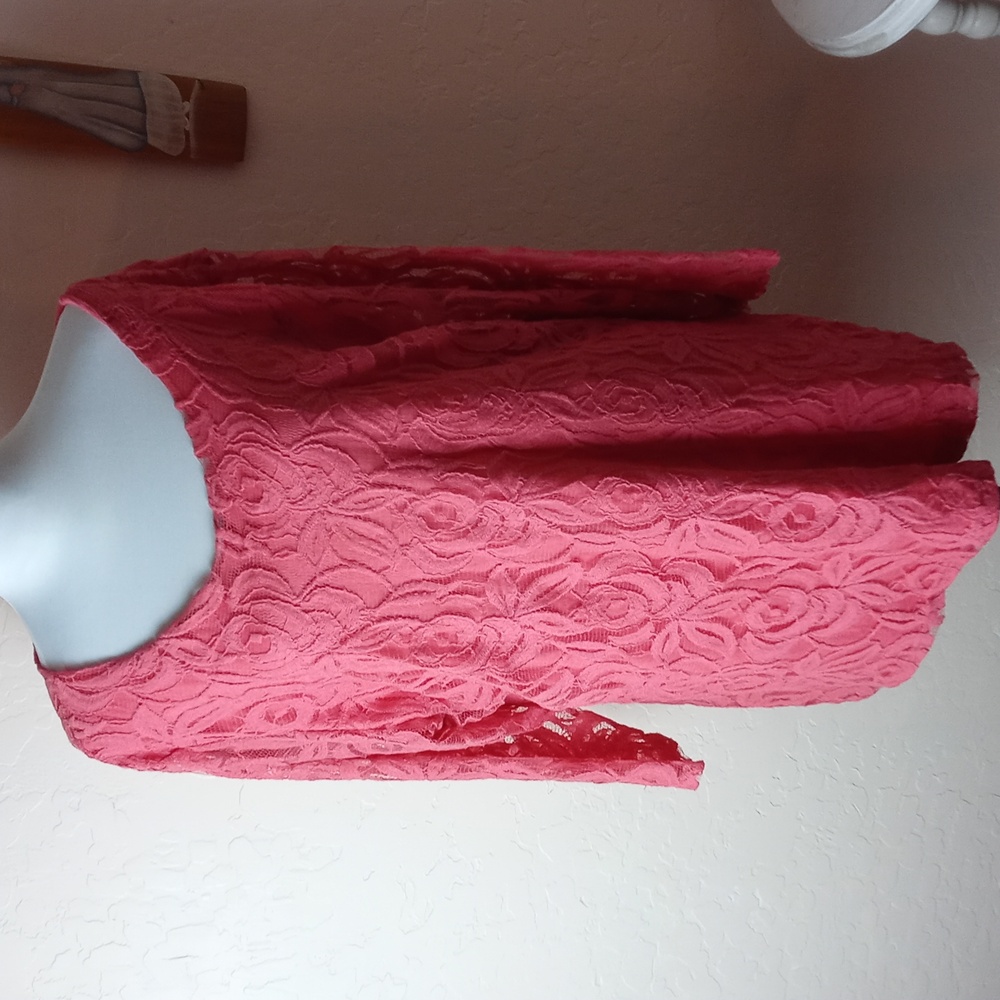Le Moda All Lace Plus Size Blouse